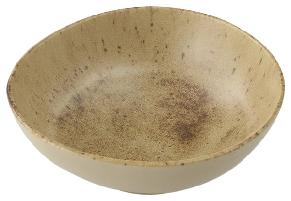 miska Natura; 420ml, 14x5.6 cm (ØxW); jasny brązowy/ciemny brąz; okrągły; 6 sztuka / opakowanie