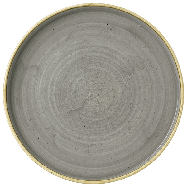talerz okrągły Stonecast Peppercorn z podniesioną krawędzią; 15.7x2 cm (ØxW); szary/brązowy; okrągły; 6 sztuka / opakowanie