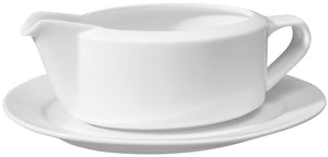 sosjerka Base owalna; 500ml, 9x17.5x7.5 cm (DxSxW); biały; owalny; 4 sztuka / opakowanie