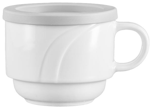 filiżanka do kawy Melody; 230ml, 8x6.7 cm (ØxW); biały; okrągły; 6 sztuka / opakowanie