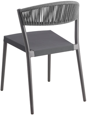 krzesło Amelia; 53x55x78.5 cm (SxGxW); antracyt; 2 sztuka / opakowanie