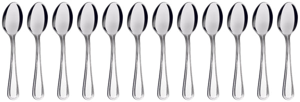 łyżka do espresso/mokka San Remo; 11.7 cm (D); srebro, Griff srebro; 12 sztuka / opakowanie