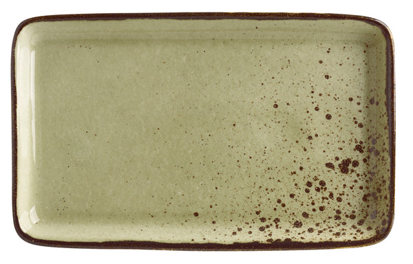 półmisek Palana; 21x13x2.1 cm (DxSxW); limonka; prostokątny; 6 sztuka / opakowanie