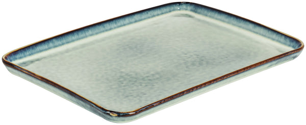 półmisek owalny Raja; 37.5x27.5 cm (DxS); niebieski; prostokątny