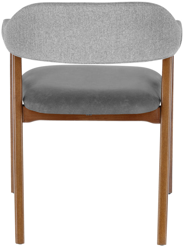 krzesło Imano; 59x62x76 cm (SxGxW); siedzisko antracyt, stelaż tytoń bejcowany