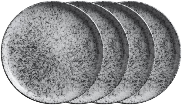 talerz płaski Mamoro okrągły; 27 cm (Ø); czarny/biały; okrągły; 4 sztuka / opakowanie