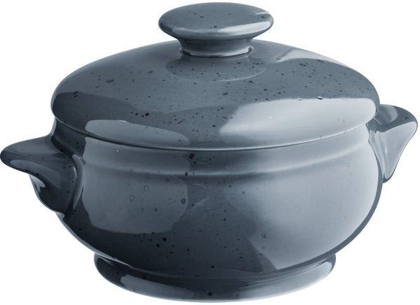 bulionówka Alessia; 450ml, 11.5x6.5 cm (ØxW); szary; okrągły; 6 sztuka / opakowanie