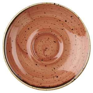 Espresso Untere Stonecast Orange; 11.8 cm (Ø); pomarańczowy/brązowy; okrągły; 12 sztuka / opakowanie