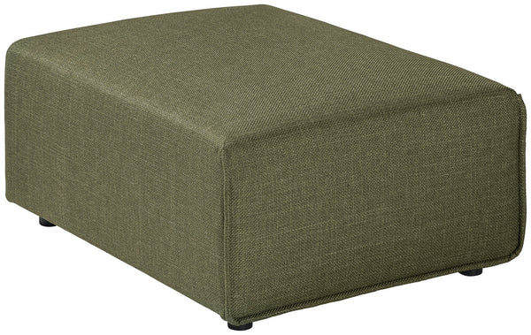 hoker Belford z tkaniny; 71x93x40 cm (SxGxW); siedzisko zielony melanż