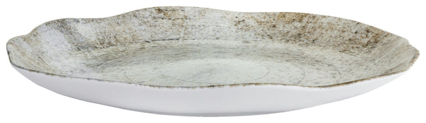 talerz płaski Gironia organiczny kształt; 28 cm (Ø); taupe; organiczny; 6 sztuka / opakowanie