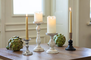 świeca LED Gardis; 10x20 cm (ØxW); biel kremowa; okrągły; 3 sztuka / opakowanie