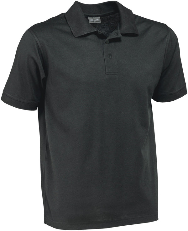 koszulka polo męska Fly krótki rękaw; Kleidergröße M; czarny