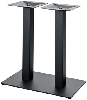 podstawa podwójna Fino prostokątna; 70x40x72 cm (SxDxW); czarny; prostokątny