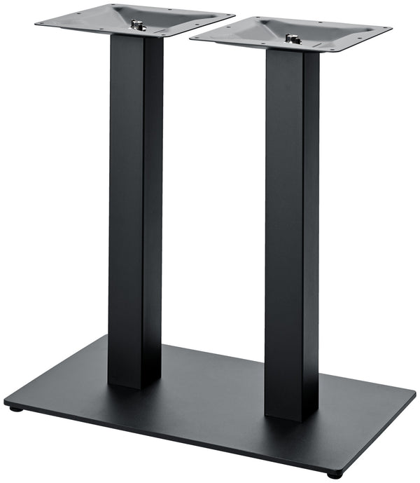 podstawa podwójna Fino prostokątna; 70x40x72 cm (SxDxW); czarny; prostokątny