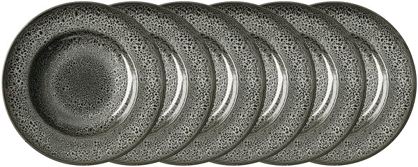 talerz głęboki Nano; 200ml, 24x4 cm (ØxW); czarny; okrągły; 6 sztuka / opakowanie