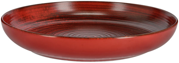 talerz głęboki Etana; 1200ml, 26x4.5 cm (ØxW); czerwony; okrągły; 4 sztuka / opakowanie