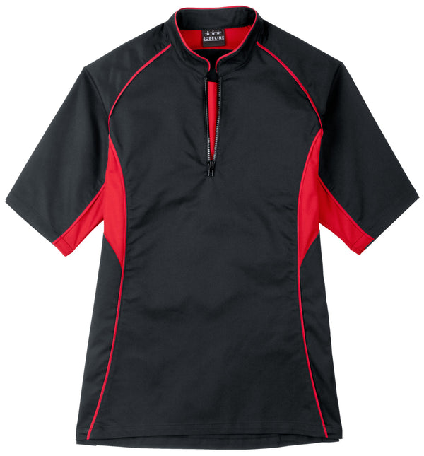 bluza kucharska męska Joker; Kleidergröße 46; czarny/czerwony