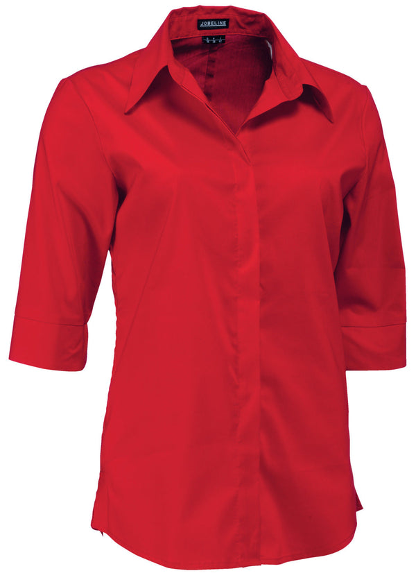 bluzka damska Fiore rękaw 3/4; Kleidergröße 34; czerwony