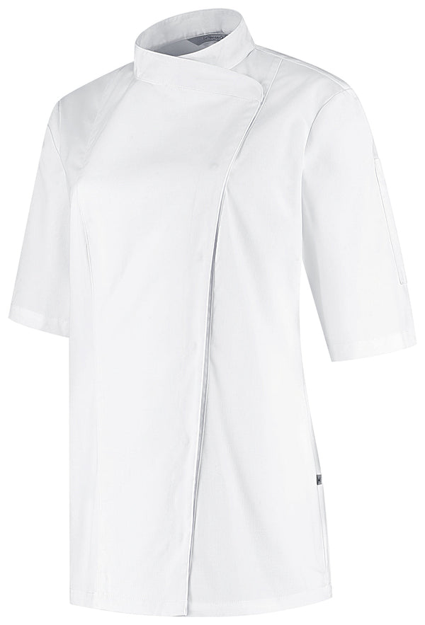 Damenkochjacke Brunelle; Kleidergröße XS; biały