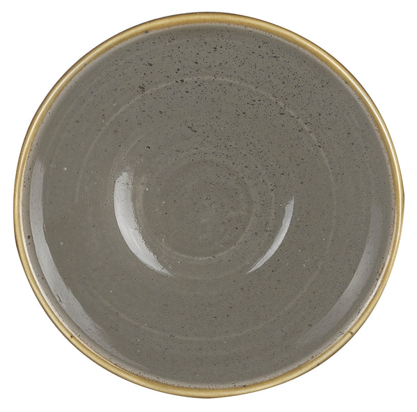 Ripple Chip Mug Stonecast Peppercorn; 280ml, 9.5x8.3 cm (ØxW); szary/brązowy; okrągły; 12 sztuka / opakowanie