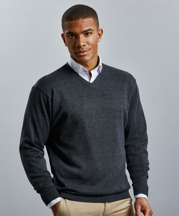 Sweter męski z długim rękawem Rusty V-neck