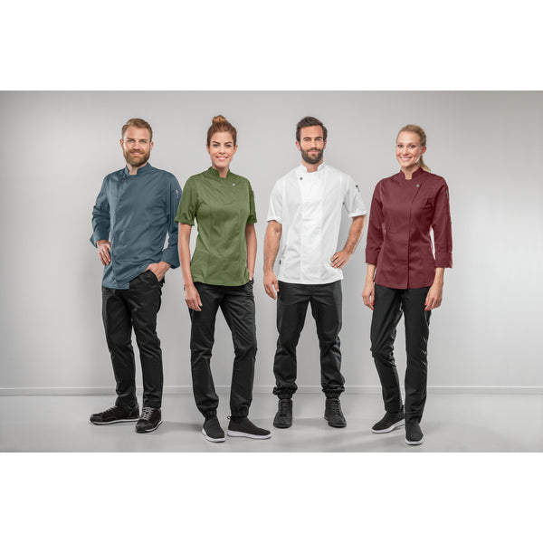 bluza kucharska damska Carter krótki rękaw