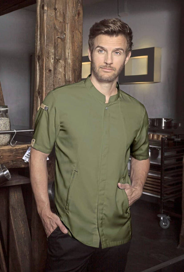 Bluza kucharska męska Sergio krótki rękaw