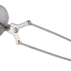 Teebrühsieb; 4.5x4.5 cm (ØxW); srebro; okrągły