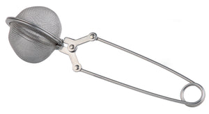 Teebrühsieb; 4.5x4.5 cm (ØxW); srebro; okrągły