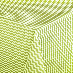 obrus Waves kwadratowy; 100x100 cm (SxD); żółty; kwadrat