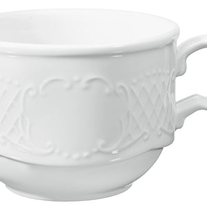 filiżanka do kawy Menuett; 200ml, 8.4x6 cm (ØxW); biały; okrągły; 6 sztuka / opakowanie