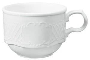 filiżanka do kawy Menuett; 200ml, 8.4x6 cm (ØxW); biały; okrągły; 6 sztuka / opakowanie