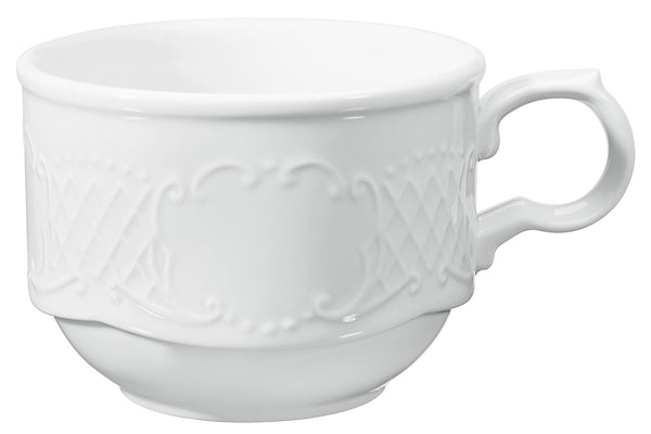 filiżanka do kawy Menuett; 200ml, 8.4x6 cm (ØxW); biały; okrągły; 6 sztuka / opakowanie