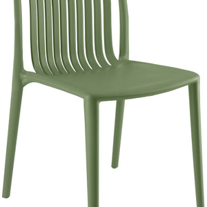 Kunststoff Stuhl Tavira; 50x52.5x77 cm (SxGxW); zielony; 2 sztuka / opakowanie