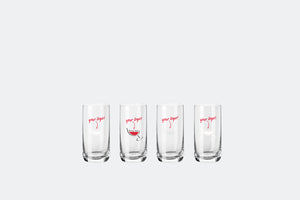 próbka personalizacja szklanka uniwersalna Tender z logo; 300ml, 13.2 cm (W); transparentny; 4 sztuka / opakowanie