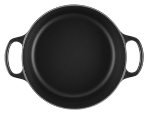 Bräter Signature rund 24 cm; 4200ml, 24x17.2 cm (ØxW); czarny; okrągły