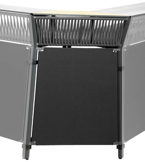 Outdoorbar Baruba Eckelement Außen; 78x56x115 cm (DxSxW); dąb/naturalny/antracyt