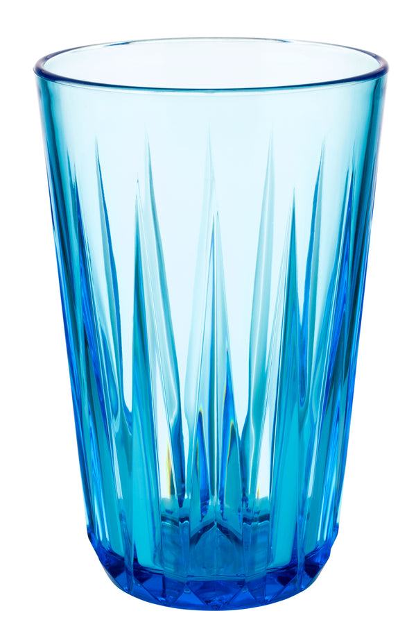 kubek Crystal; 400ml, 8.5x14 cm (ØxW); niebieski