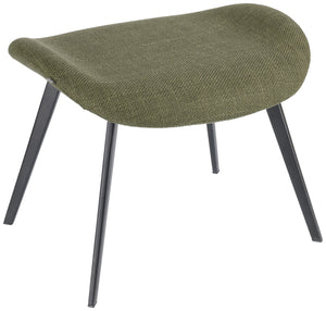 Fußhocker Limea; 56x47x43 cm (SxGxW); siedzisko oliwka