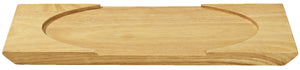 podstawka drewniana Pegosi; 35x12.5 cm (DxS); brązowy; prostokątny