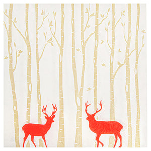 Serviette Hirsch Weihnachtsserviette; 40x40 cm (SxD); -; 50 sztuka / opakowanie