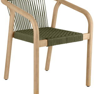 Outdoor-Stuhl Kando; 58x58x75 cm (SxGxW); siedzisko oliwka