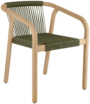 Outdoor-Stuhl Kando; 58x58x75 cm (SxGxW); siedzisko oliwka