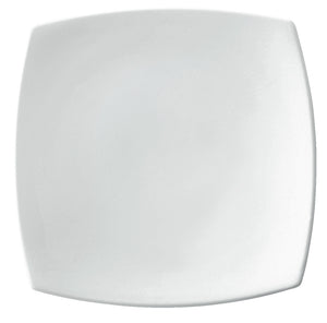 talerz płaski Bali; 24x24x1.6 cm (DxSxW); biały; kwadrat; 6 sztuka / opakowanie