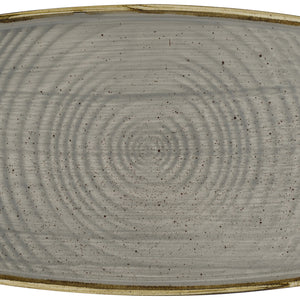 Platte Stonecast Peppercorn mit Steilrand; 35x18.5x2 cm (DxSxW); szary/brązowy; prostokątny; 6 sztuka / opakowanie