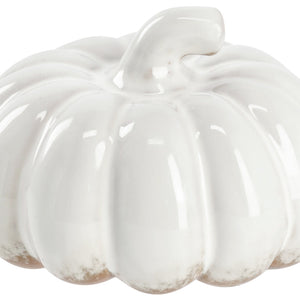 dynia dekoracyjna Alick; 13.7x8.8 cm (ØxW); biały