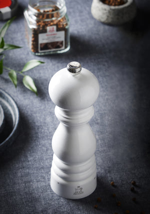 młynek do soli Paris biały lakierowany; 18 cm (W); biały