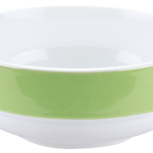 miska Multi-Color; 302ml, 12.3x5.2 cm (ØxW); biały/zielony; 6 sztuka / opakowanie