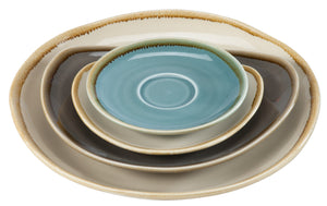 talerz płaski Glaze 2.0 trójkątny; 16.5x14.5x2 cm (DxSxW); piasek; trójkątny; 6 sztuka / opakowanie