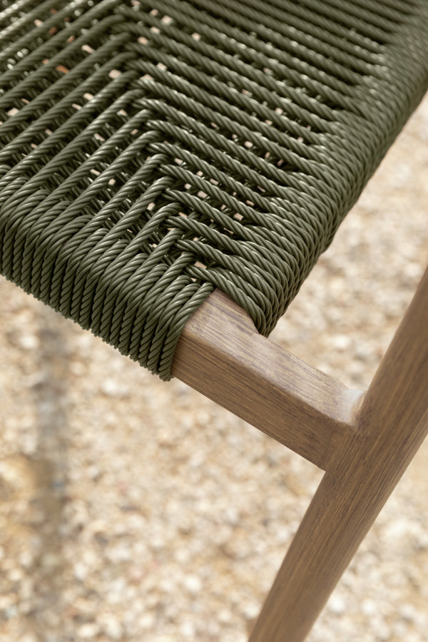 Outdoor-Stuhl Arion; 50x43x85 cm (SxGxW); siedzisko oliwka